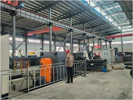 Latest company news about नई घर्षण वेल्डिंग स्वचालित उत्पादन लाइन का उत्पादन शुरू