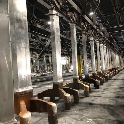 quality वेल्डेड एनोड असेंबली एल्यूमीनियम रॉड द्विधातु संक्रमण संयुक्त स्टील एनोड जुआ इलेक्ट्रोलिसिस सेल के लिए factory